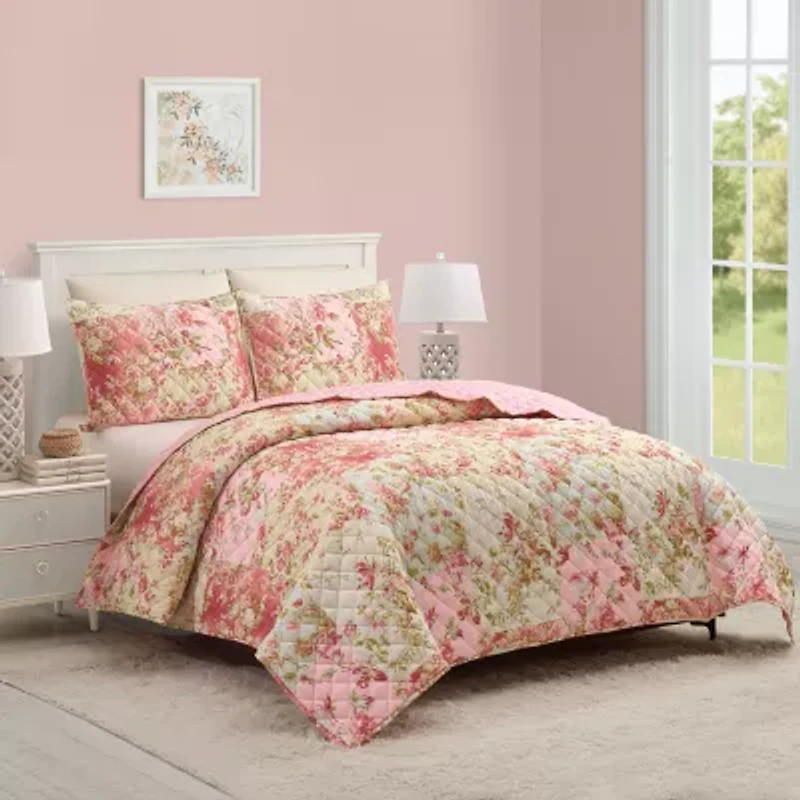 Modern Heirloom Meline 3-pc. Reversible Quilt Set