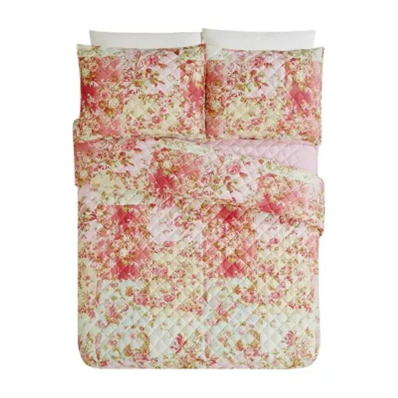 Modern Heirloom Meline 3-pc. Reversible Quilt Set