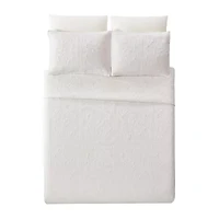 Modern Heirloom Solid Stitch 3-pc. Bedspread Set