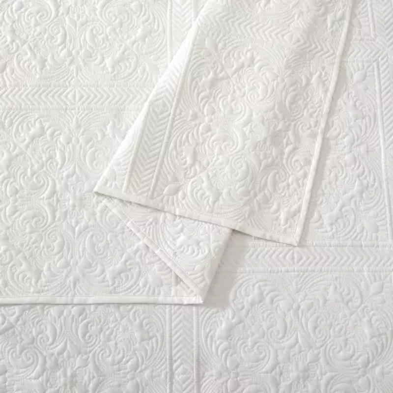 Modern Heirloom Solid Stitch 3-pc. Bedspread Set