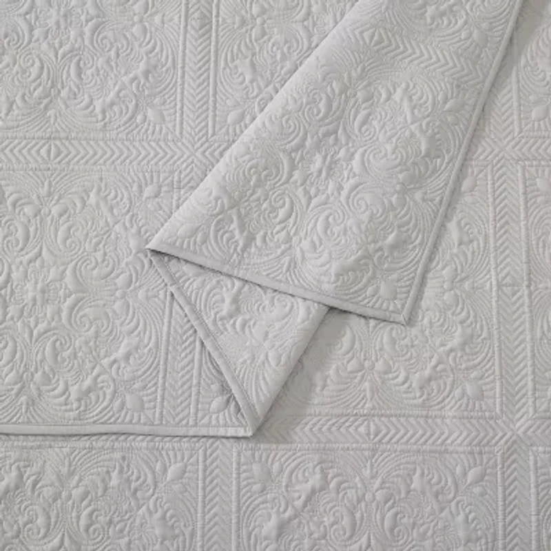 Modern Heirloom Solid Stitch 3-pc. Bedspread Set