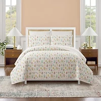 Makers Collective Floral Wallpaper Reversible Quilt Set