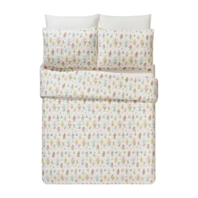 Makers Collective Floral Wallpaper Reversible Quilt Set