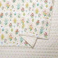 Makers Collective Floral Wallpaper Reversible Quilt Set