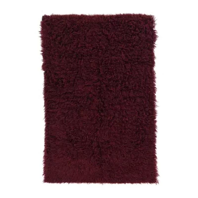 Linon Flokati Washable Indoor Rectangular Accent Rug