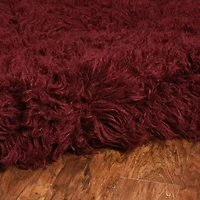 Linon Flokati Washable Indoor Rectangular Accent Rug