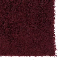 Linon Flokati Solid Woven Rectangular Runner