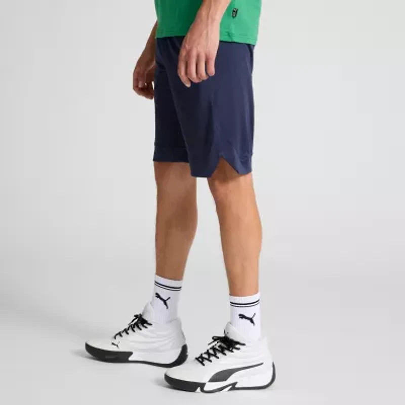 PUMA Mens Mid Rise 10" Basketball Short