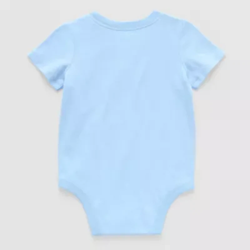 Okie Dokie Baby Boys Crew Neck Short Sleeve Bodysuit