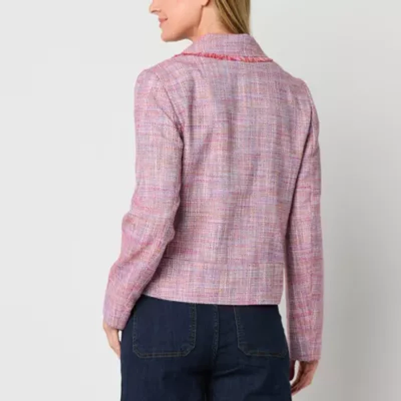 Liz Claiborne Womens Regular Fit Plus Blazer