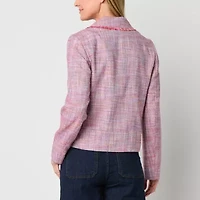 Liz Claiborne Womens Regular Fit Plus Blazer