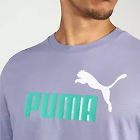 PUMA Essential Mens Crew Neck Short Sleeve Regular Fit Graphic T-Shirt