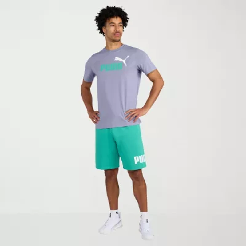 PUMA Essential Mens Crew Neck Short Sleeve Regular Fit Graphic T-Shirt