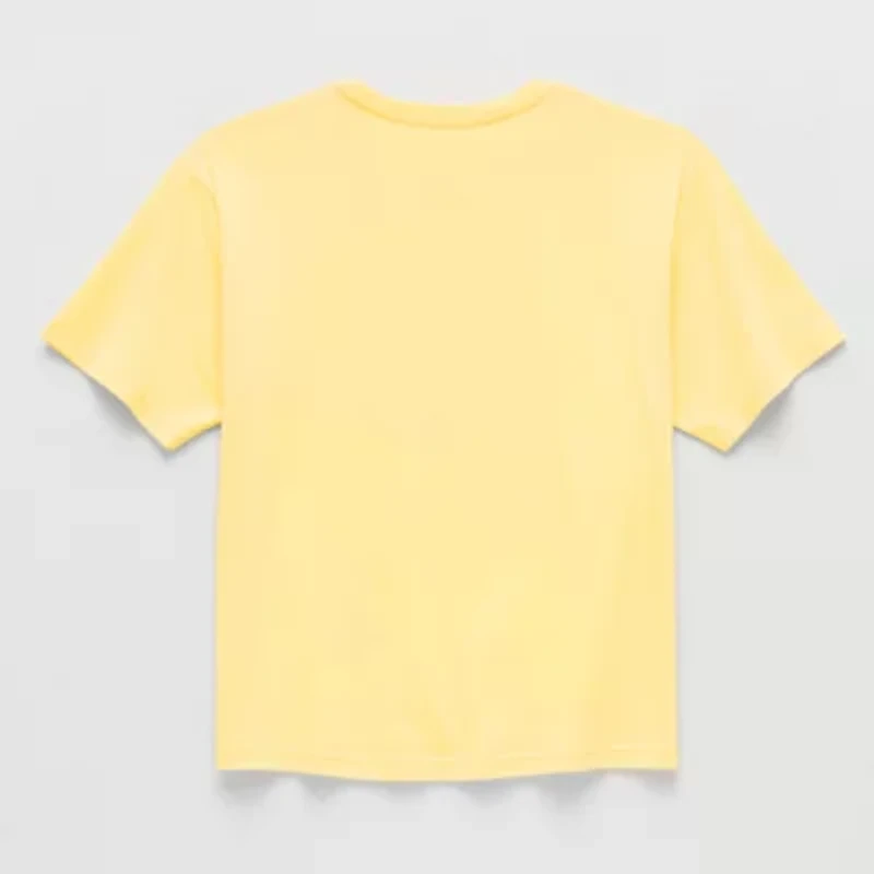 Roxy Big Kid Girls Crew Neck Short Sleeve Regular Fit Graphic T-Shirt