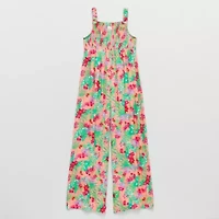 Roxy Big Kid Girls Straight Neck Sleeveless Jumpsuit