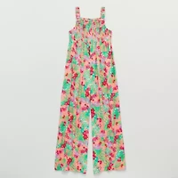 Roxy Big Kid Girls Straight Neck Sleeveless Jumpsuit