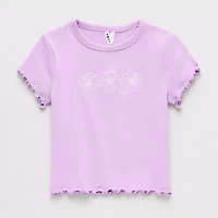 Roxy Big Kid Girls Crew Neck Short Sleeve T-Shirt
