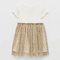 Okie Dokie Toddler & Little Girls Short Sleeve Tutu Dress
