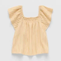 Thereabouts Little & Big Kid Girls Short Sleeve Blouse