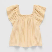 Thereabouts Little & Big Kid Girls Short Sleeve Blouse