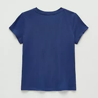 Thereabouts Little & Big Kid Girls Round Neck Short Sleeve T-Shirt