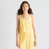 Hurley Womens Juniors Scoop Neck Sleeveless Tank Top