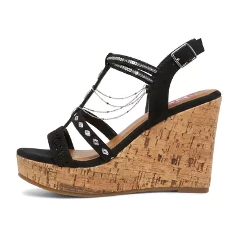 Pop Womens Vicara Wedge Sandals
