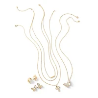 Sparkle Allure Multi Womens 14K Gold Over Brass 16 Inch Strand Necklace