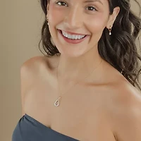 Floating Diamonds (F, Vs2) Womens 1 CT. T.W. Lab Grown White Diamond 14K Gold 18 Inch Pendant Necklace