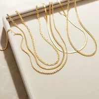 14K Gold 16 - 30 Inch Semi-Solid Sparkle Rope Chain Necklace
