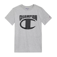 Champion Big Kid Boys Round Neck Short Sleeve Regular Fit Graphic T-Shirt