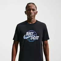 Nike Just Do It Mens Crew Neck Short Sleeve Classic Fit Graphic T-Shirt