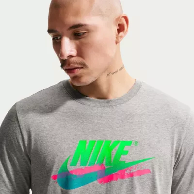 Nike Futura Mens Crew Neck Short Sleeve Classic Fit Graphic T-Shirt