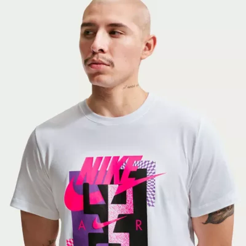 Nike Futura Mens Crew Neck Short Sleeve Classic Fit Graphic T-Shirt