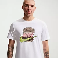 Nike Mens Crew Neck Short Sleeve Classic Fit Graphic T-Shirt