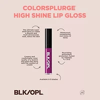 BLK/OPL Colorsplurge™ High Shine Lip Gloss