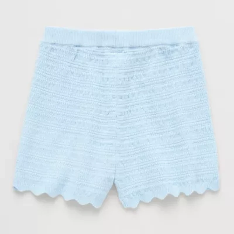 Little & Big Kid Girls Knit Hello Kitty Pull-On Short