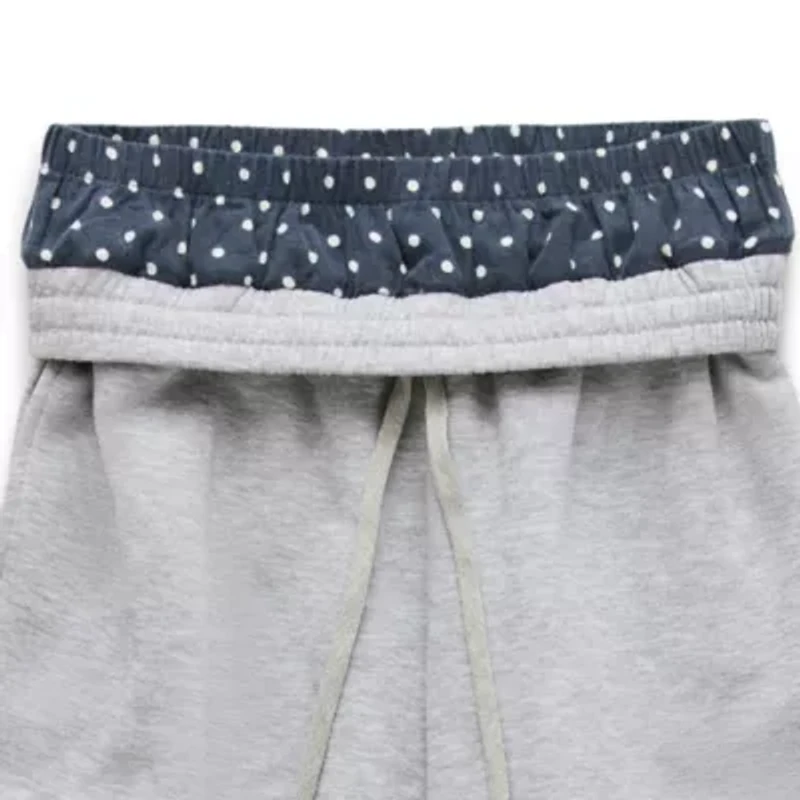 Arizona Womens Wide Leg Mid Rise Fleece Sweatpant