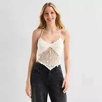 Forever 21 Womens Juniors Halter Neck Sleeveless Tank Top