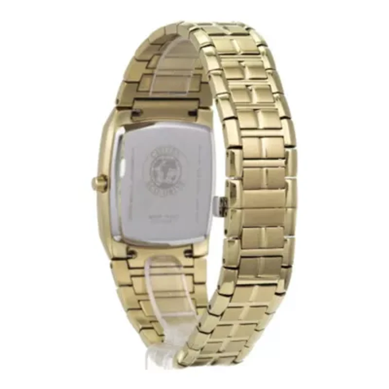 Citizen Paradigm Mens Gold Tone Stainless Steel Bracelet Watch Bm6552-52e
