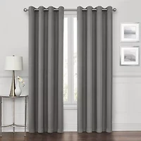 Max Blackout Prescott Grommet Top 100% Single Curtain Panel