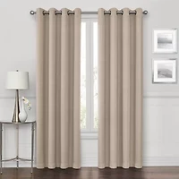 Max Blackout Prescott Grommet Top 100% Single Curtain Panel