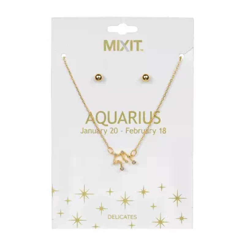Bijoux Bar Zodiac Constellation 2-pc. 16 Inch Pendant Necklace