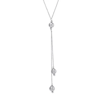 Silver Reflections Bolo Womens Pure Silver Over Brass 24 Inch Y Necklace