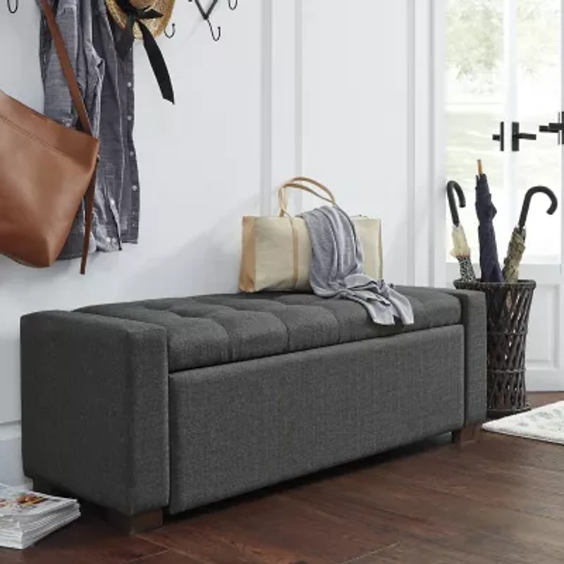 Signature Design by Ashley® Cortwell Collection Tufted Storage Bench