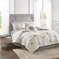 Madison Park Edna 4-pc. Duvet Set Medallion Reversible Cover