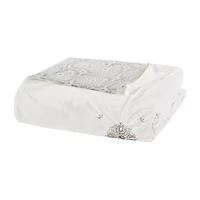 Madison Park Edna 4-pc. Duvet Set Medallion Reversible Cover