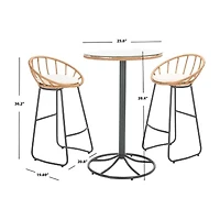 Lersa Patio Collection 3-pc. Bistro Set