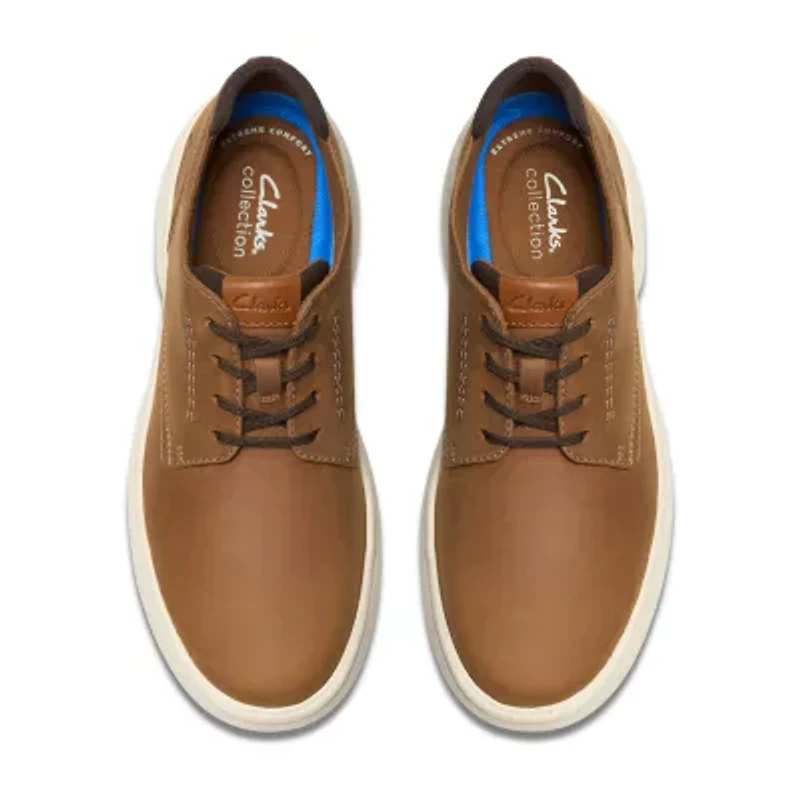 Clarks Bradley Plain Mens Round Oxford Shoes