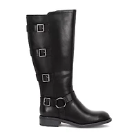 Frye and Co. Womens Cyra Stacked Heel Motorcycle Boots
